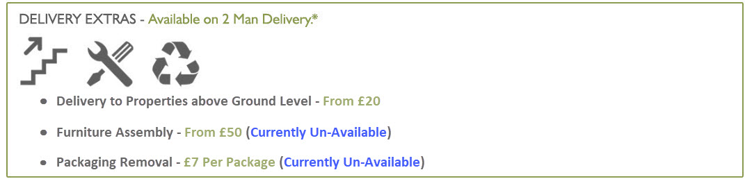 Delivery Extras